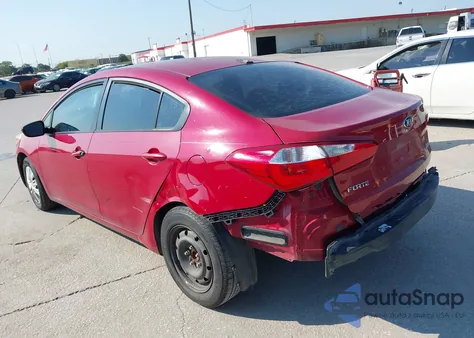 2016 Kia Forte Lx from USA, damaged, VIN KNAFK4A63G5492497